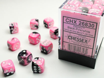 Chessex Dice: 12mm D6 Dice Block (36 dice)