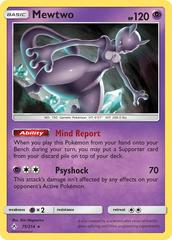 PSA Graded Card: Pokémon TCG: Unbroken Bonds: Mewtwo #75/214
