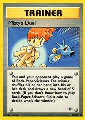 TSG Graded Card: Pokémon TCG: Gym Heroes: Misty's Duel #123/132