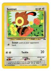 CGC Graded Card: Pokémon TCG: Neo Discovery: Sentret 63/75