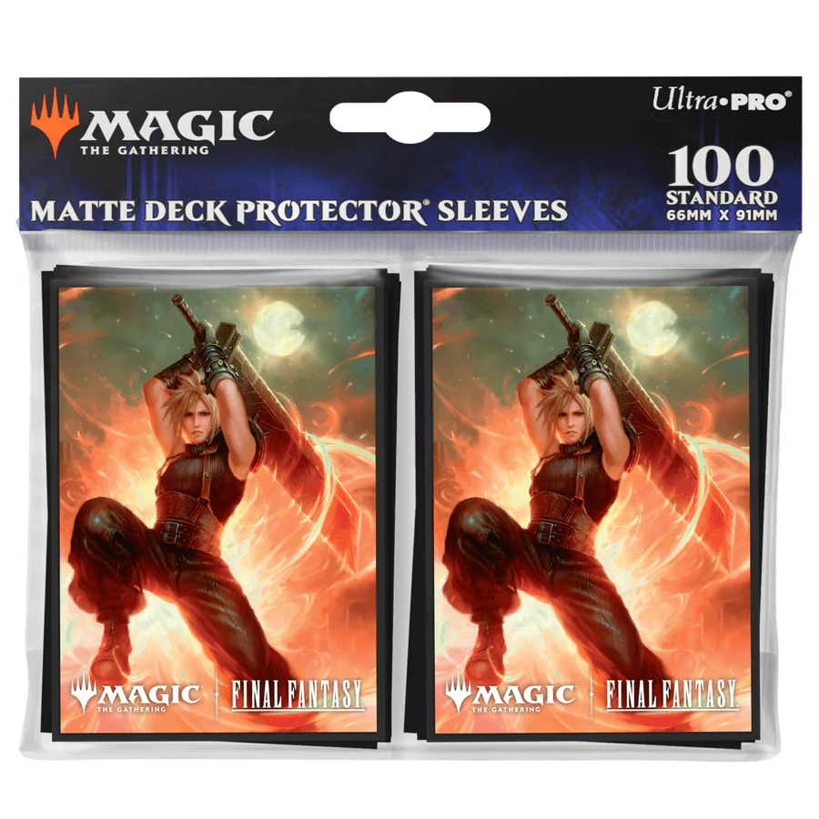 Ultra Pro: 100ct Deck Protector Sleeves for Magic The Gathering: Final Fantasy: Cloud, Ex-Soldier