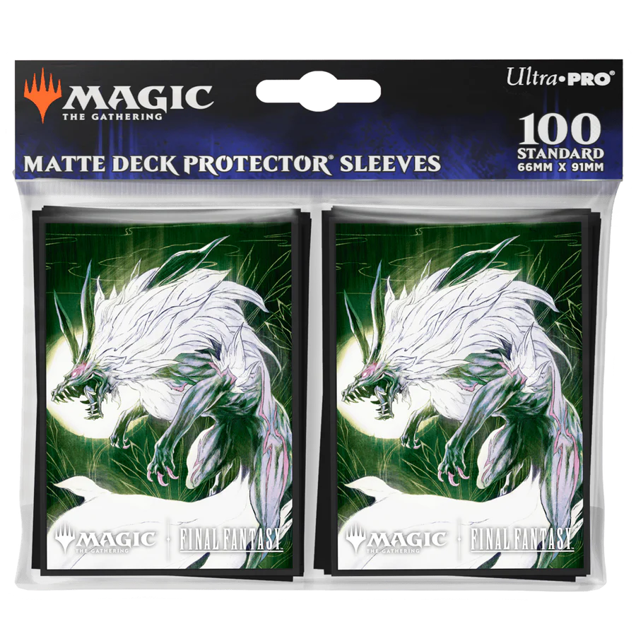 Ultra Pro: 100ct Deck Protector Sleeves for Magic The Gathering: Final Fantasy: Summon Fenrir