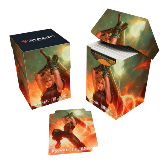 Ultra Pro: 100+ Deck Box for Magic The Gathering: Final Fantasy: Cloud, Ex-Soldier