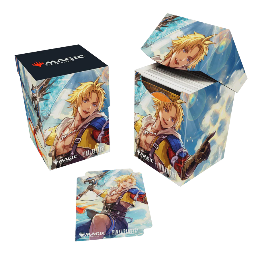 Ultra Pro: 100+ Deck Box for Magic The Gathering: Final Fantasy: Tidus, Yuna's Guardian