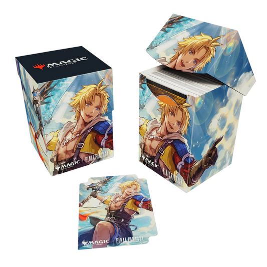 Ultra Pro: 100+ Deck Box for Magic The Gathering: Final Fantasy: Tidus, Yuna's Guardian