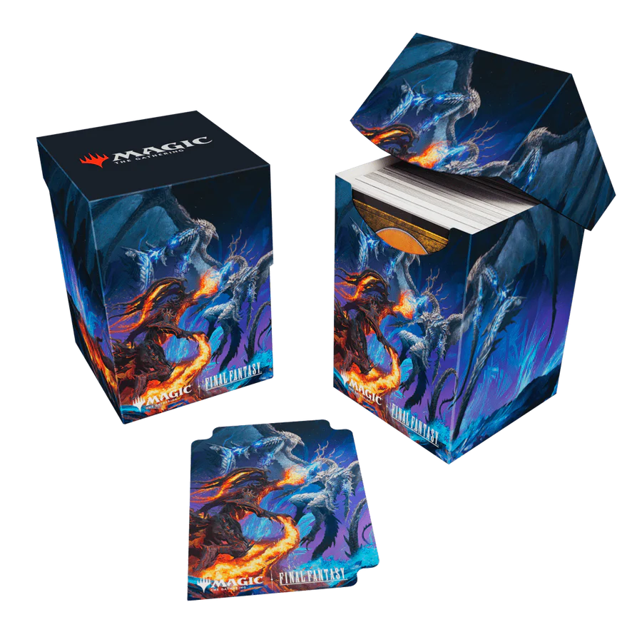 Ultra Pro: 100+ Deck Box for Magic The Gathering: Final Fantasy: Bahamut & Ifrit