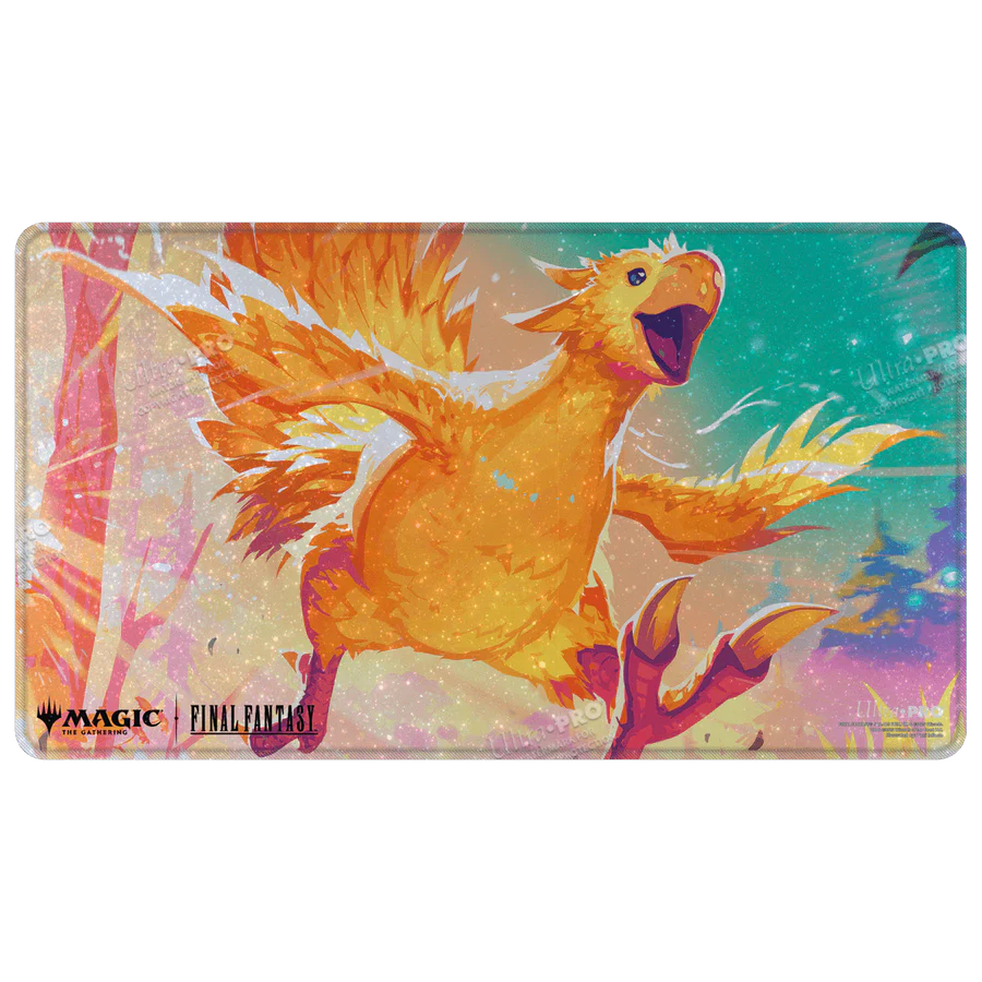 Ultra Pro: Magic The Gathering Final Fantasy Holofoil Playmat: Traveling Chocobo (Yellow)