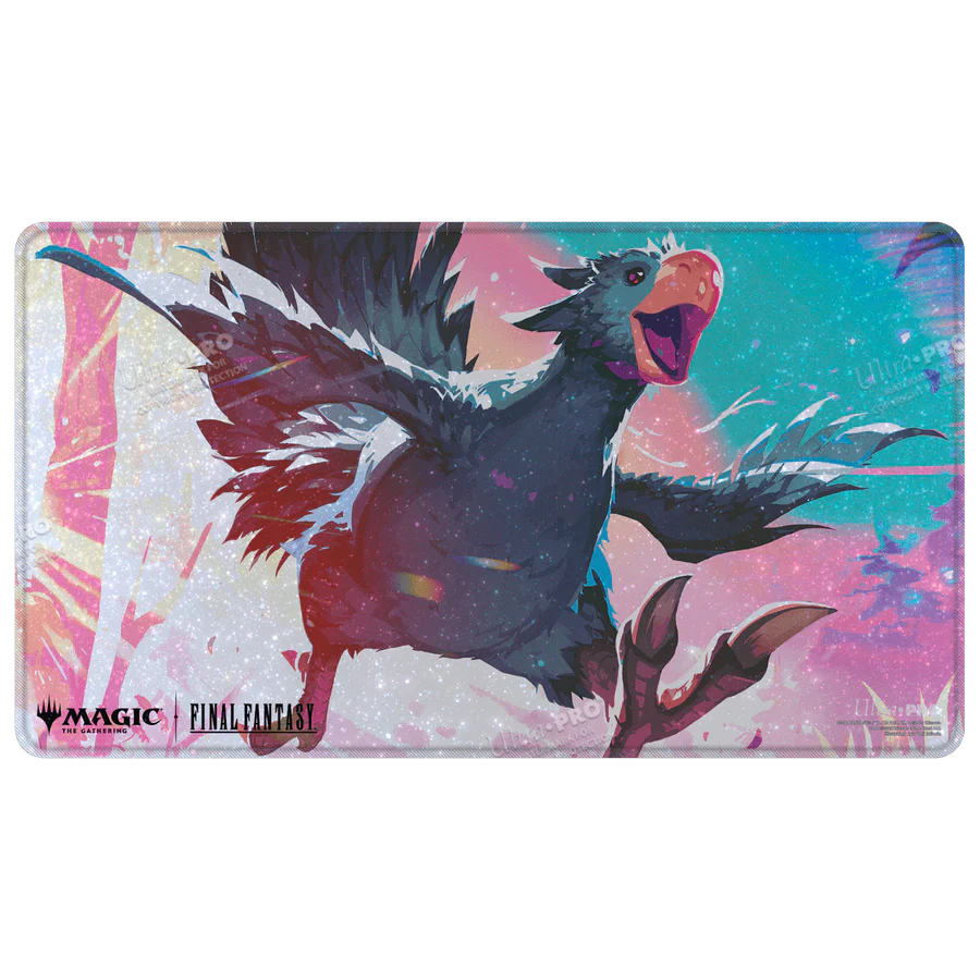 Ultra Pro: Magic The Gathering Final Fantasy Holofoil Playmat: Traveling Chocobo (Black)