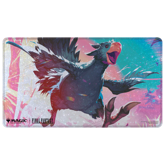 Ultra Pro: Magic The Gathering Final Fantasy Holofoil Playmat: Traveling Chocobo (Black)
