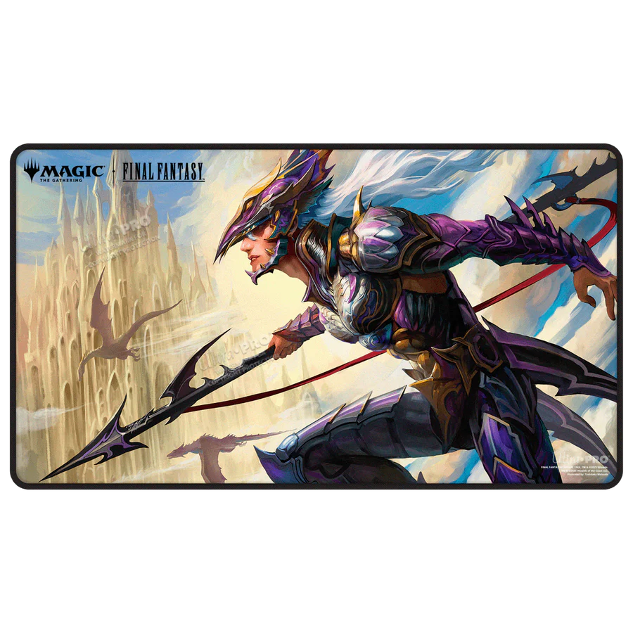 Ultra Pro: Magic The Gathering Final Fantasy Black-Stitched Playmat: Kain, Traitorous Dragoon