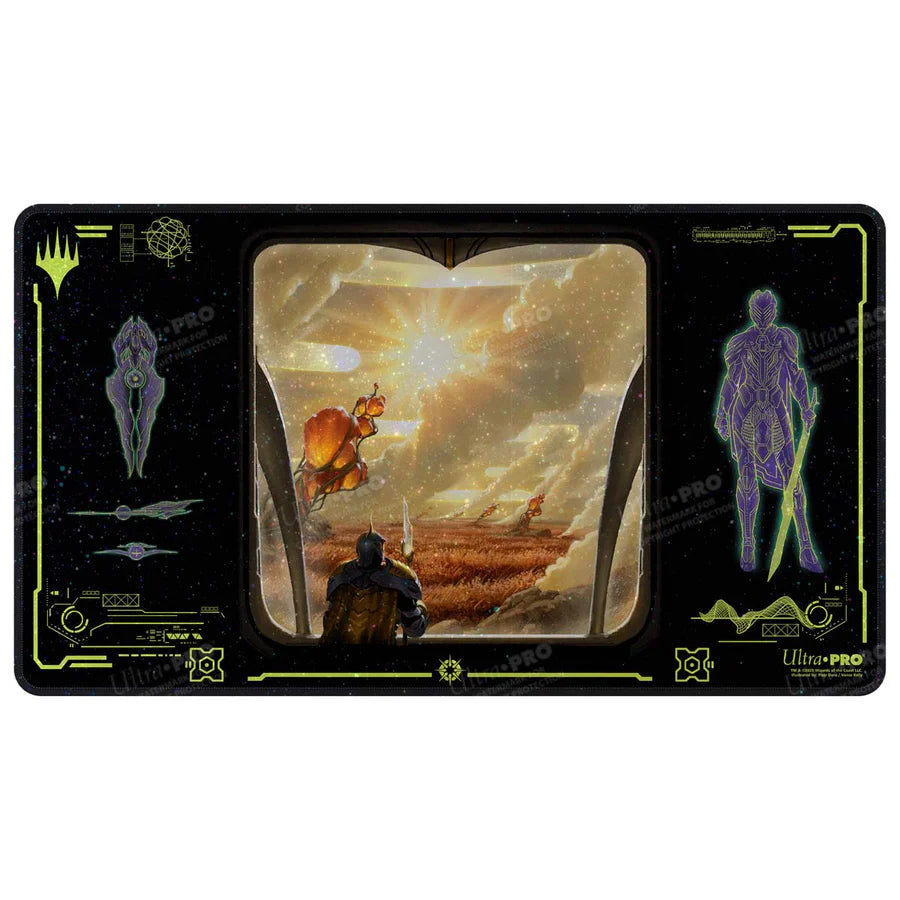 Ultra Pro Holofoil Playmat for Magic The Gathering: Edge of Eternities: Adagia, Windswept Bastion