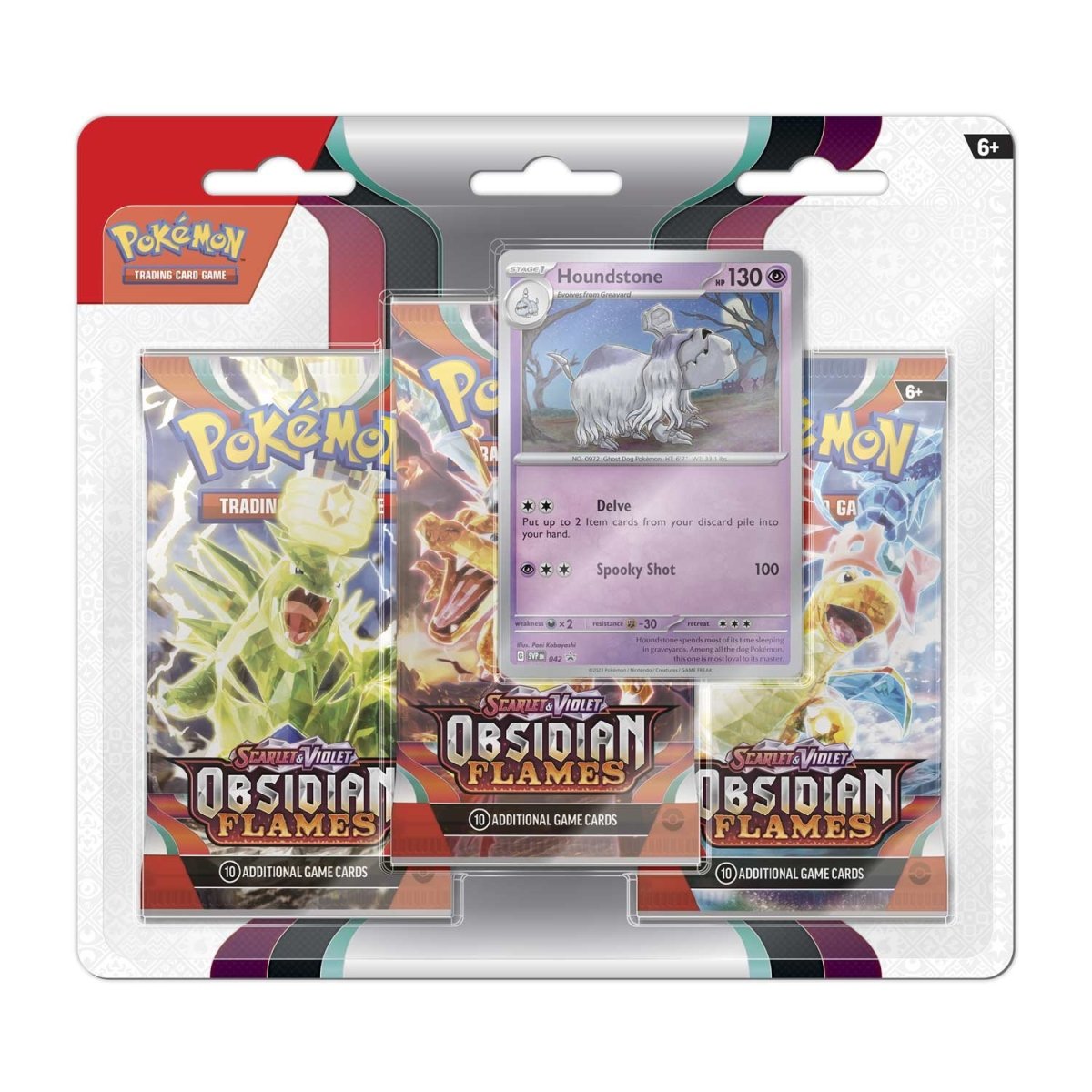 Pokémon TCG: Scarlet & Violet: Obsidian Flames: 3-Pack Blister