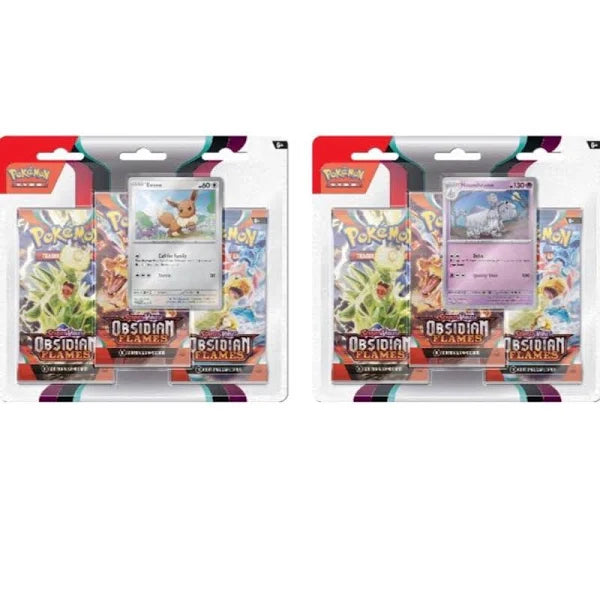 Pokémon TCG: Scarlet & Violet: Obsidian Flames: 3-Pack Blister