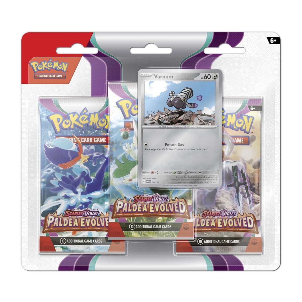 Pokémon TCG: Paldea Evolved: 3-Pack Blister
