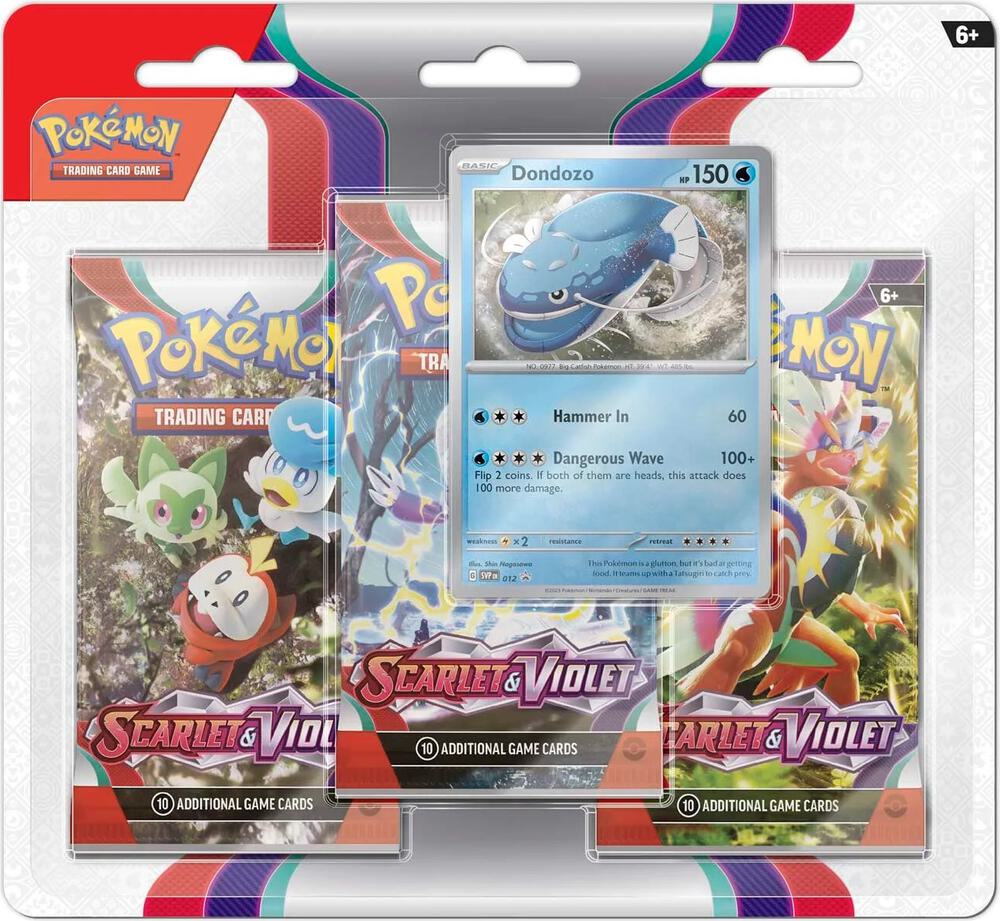 Pokémon TCG: Scarlet & Violet Base Set 3-Pack Blister
