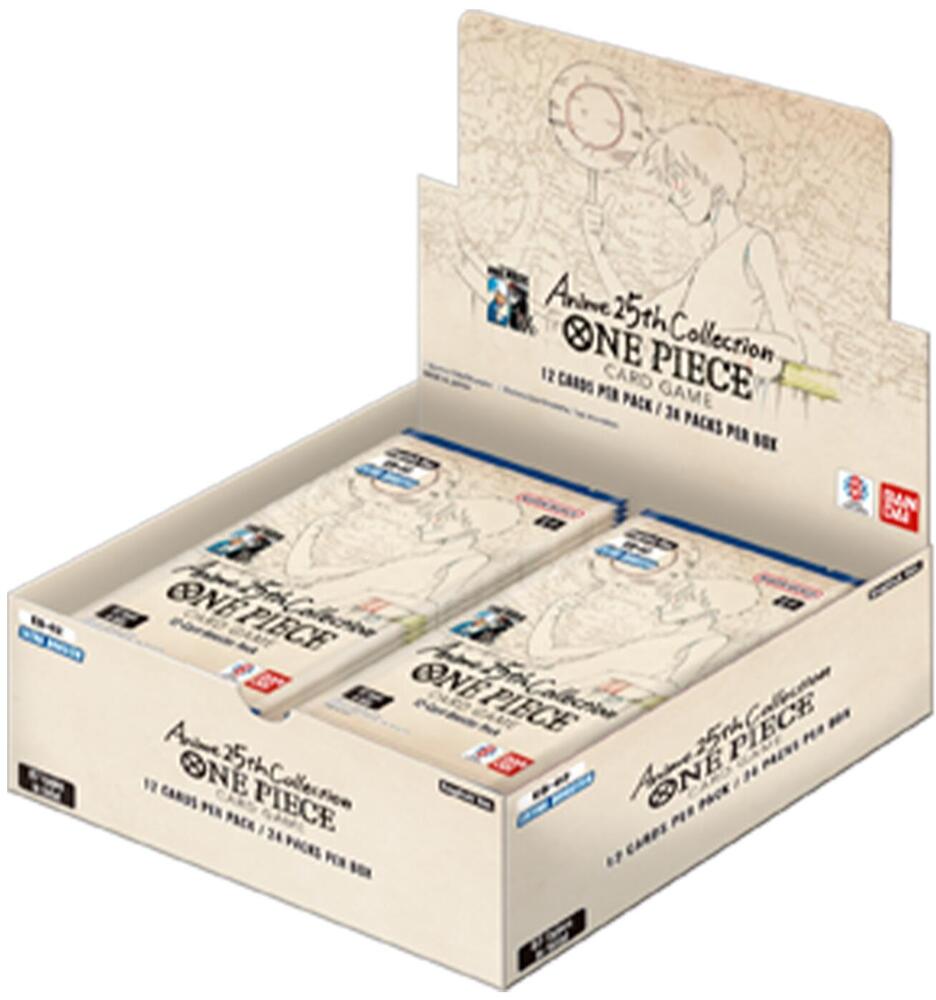 One Piece Card Game: EB02: Anime 25th Edition Booster Display