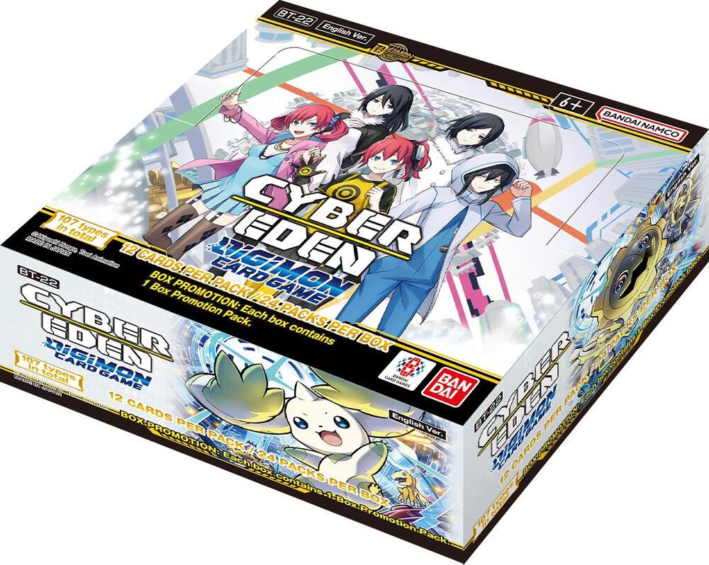 Digimon Card Game: BT22: Cyber Eden Booster Display