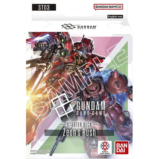 Gundam Card Game: ST03: Zeon's Rush Starter Deck
