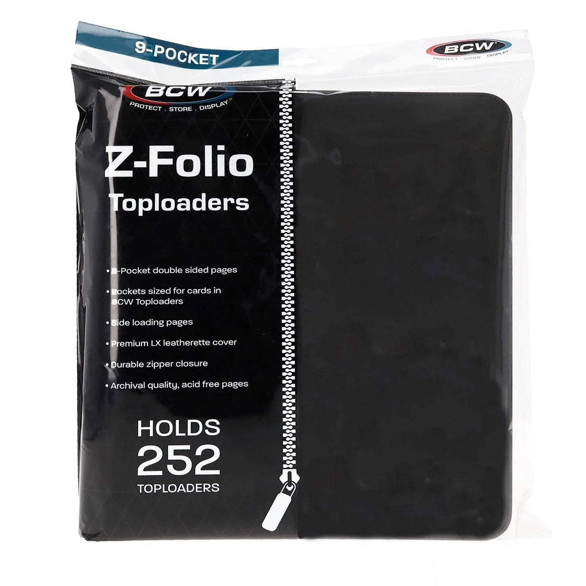 BCW: Z-Folio LX Album: 9-Pocket Toploader Binder BCW: Z-Folio LX Album: 9-Pocket Toploader Binder