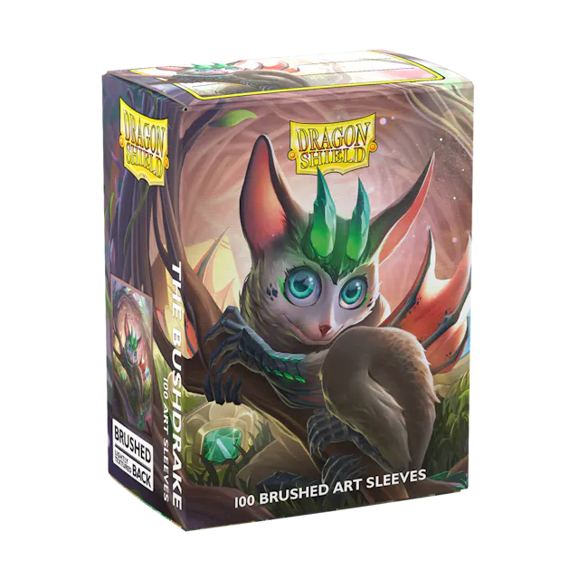 Dragon Shield Brushed Art Sleeves: The Bushdrake