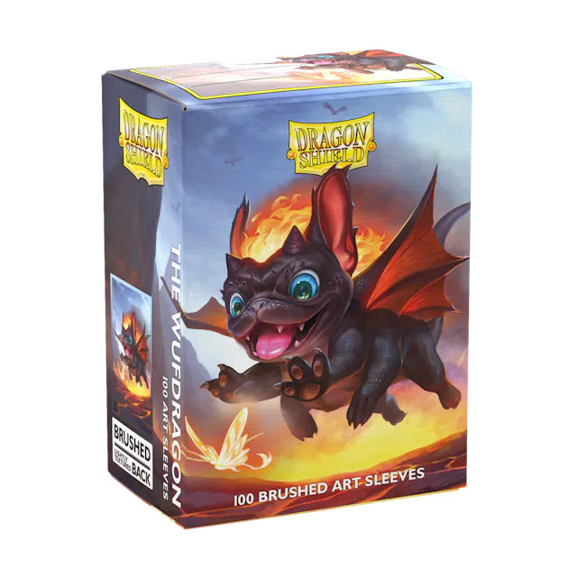 Dragon Shield Brushed Art Sleeves: The Wufdragon