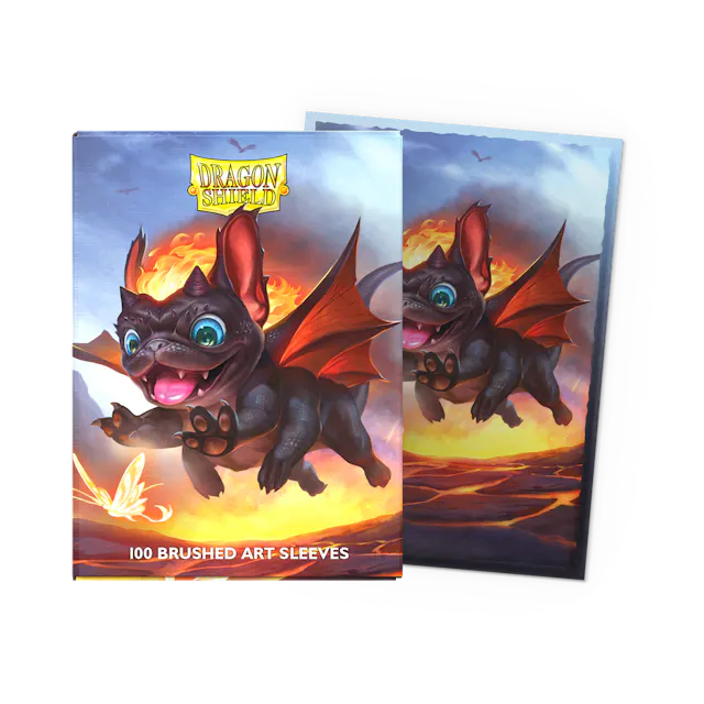 Dragon Shield Brushed Art Sleeves: The Wufdragon