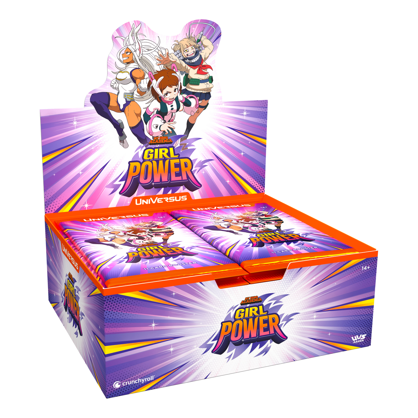 Universus: My Hero Academia: Girl Power Booster Display