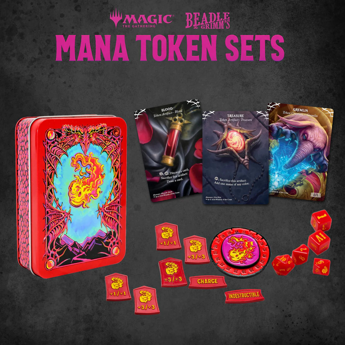 Beadle & Grimm's: Magic The Gathering Mana Token Set