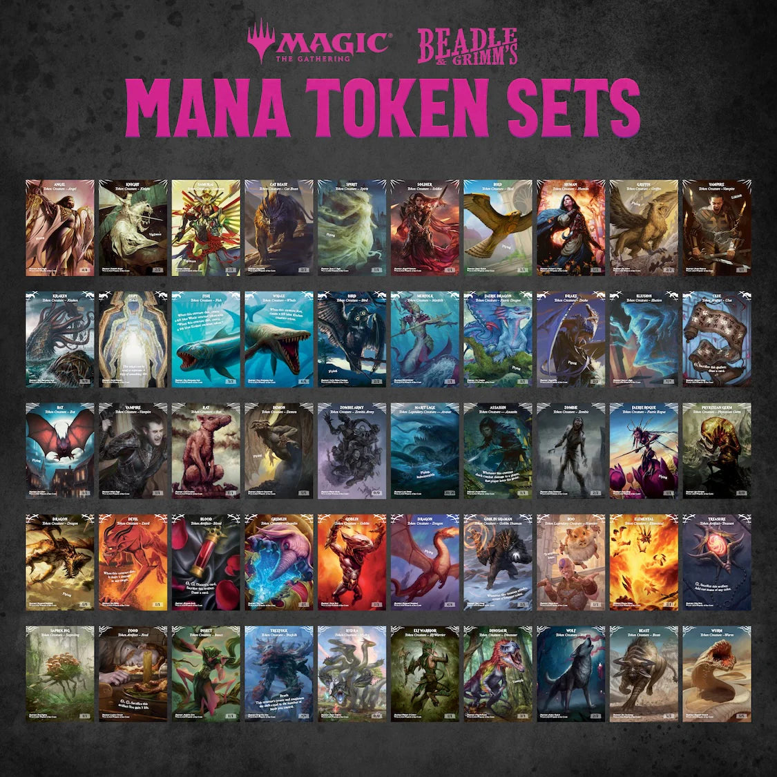 Beadle & Grimm's: Magic The Gathering Mana Token Set