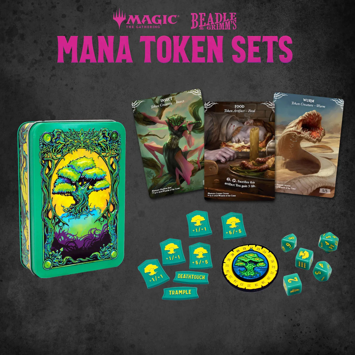 Beadle & Grimm's: Magic The Gathering Mana Token Set
