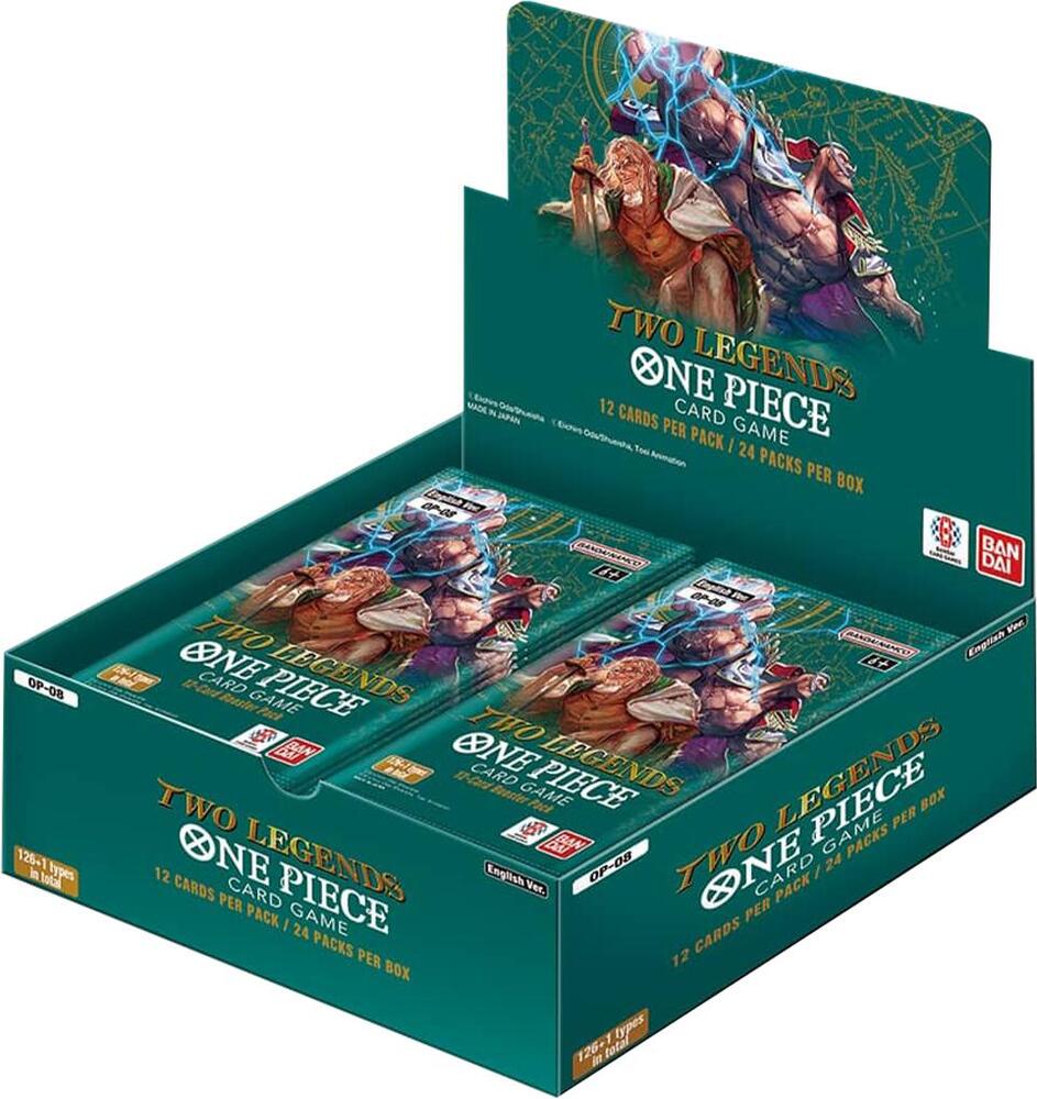 One Piece Card Game: OP08: Two Legends Booster Display