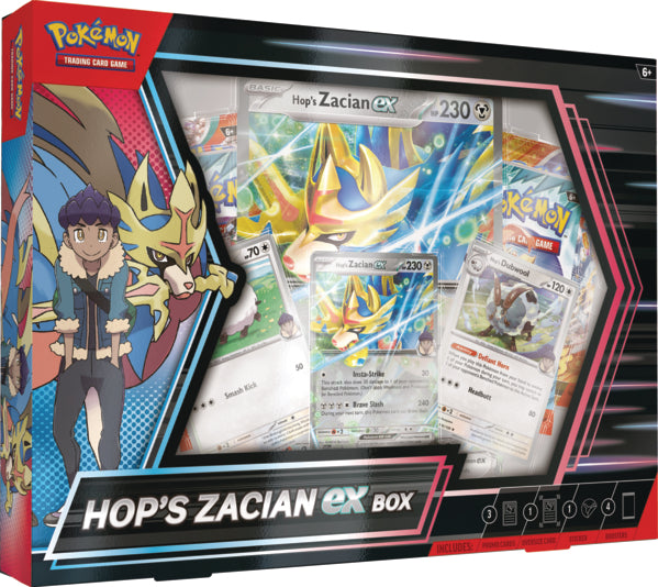 Pokémon TCG: Hop's Zacian EX Box