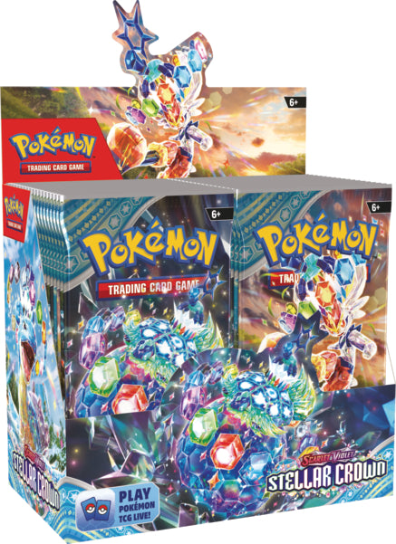 Pokémon TCG: Scarlet & Violet: Stellar Crown Booster Display
