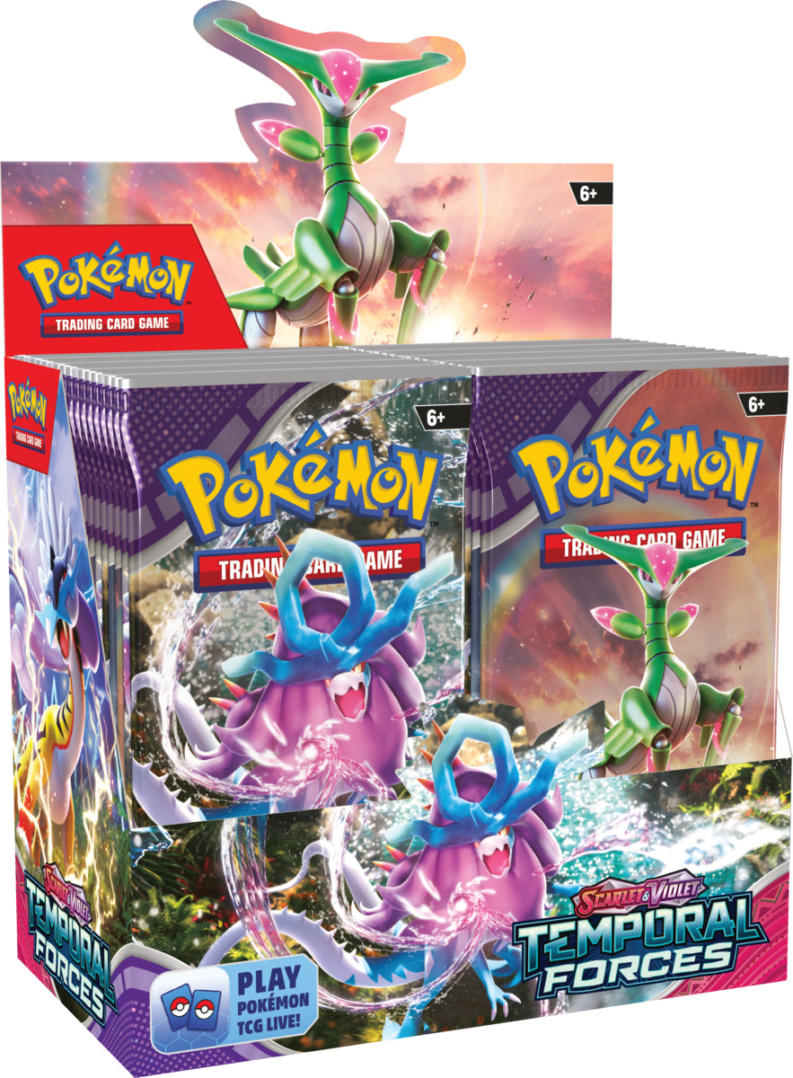 Pokémon TCG: Scarlet & Violet: Temporal Forces: Booster Display