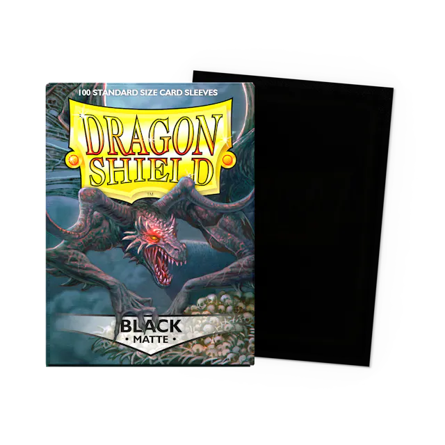 Dragon Shield: Matte Sleeves: Black
