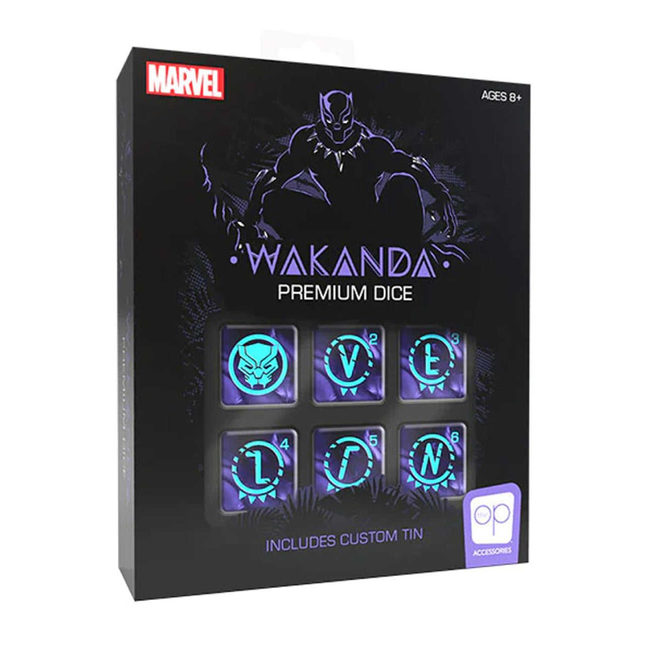Premium D6 Dice Set: Marvel: Black Panther Wakanda Forever