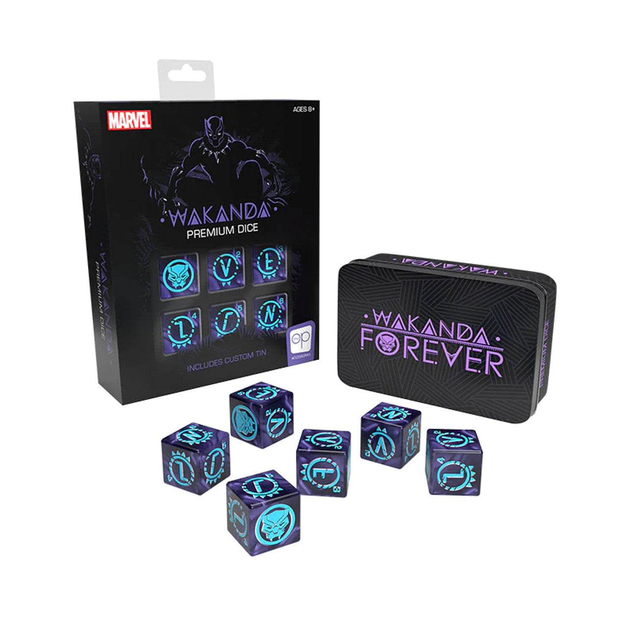 Premium D6 Dice Set: Marvel: Black Panther Wakanda Forever