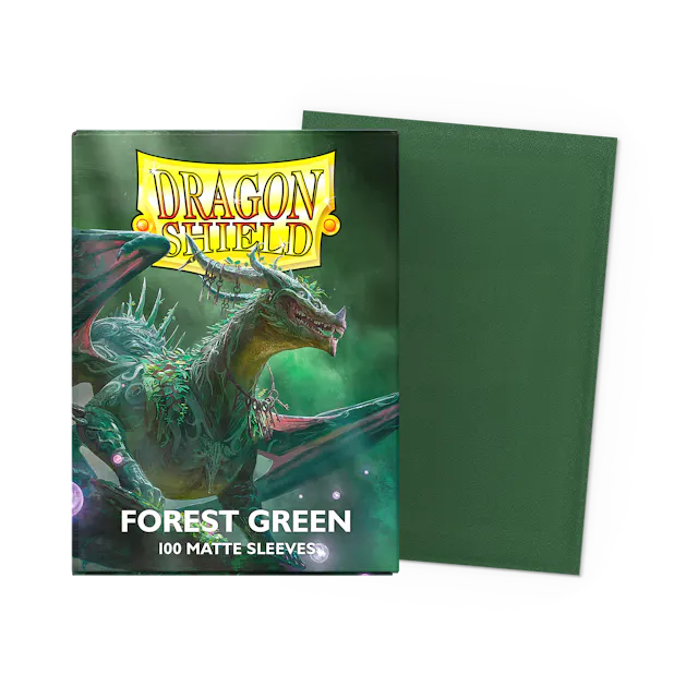 Dragon Shield: Matte Sleeves: Forest Green