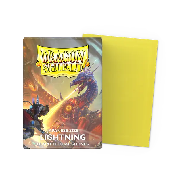Dragon Shield Matte Dual Sleeves: Lightning
