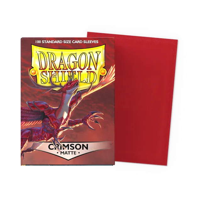Dragon Shield: Matte Sleeves: Crimson