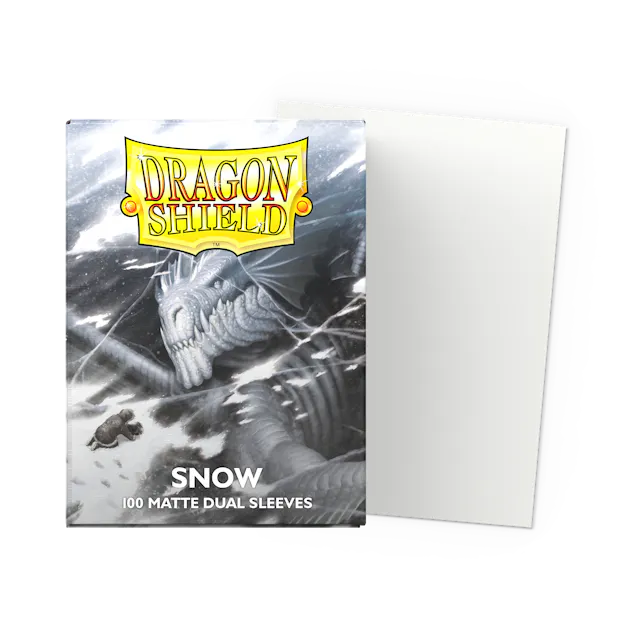 Dragon Shield: Matte Dual Sleeves: Snow