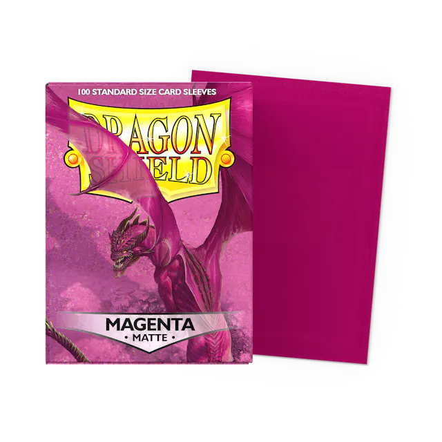 Dragon Shield: Matte Sleeves: Magenta
