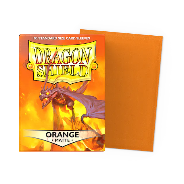 Dragon Shield: Matte Sleeves: Orange