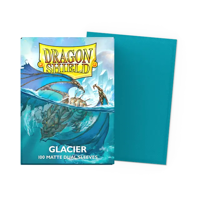 Dragon Shield Matte Dual Sleeves: Glacier