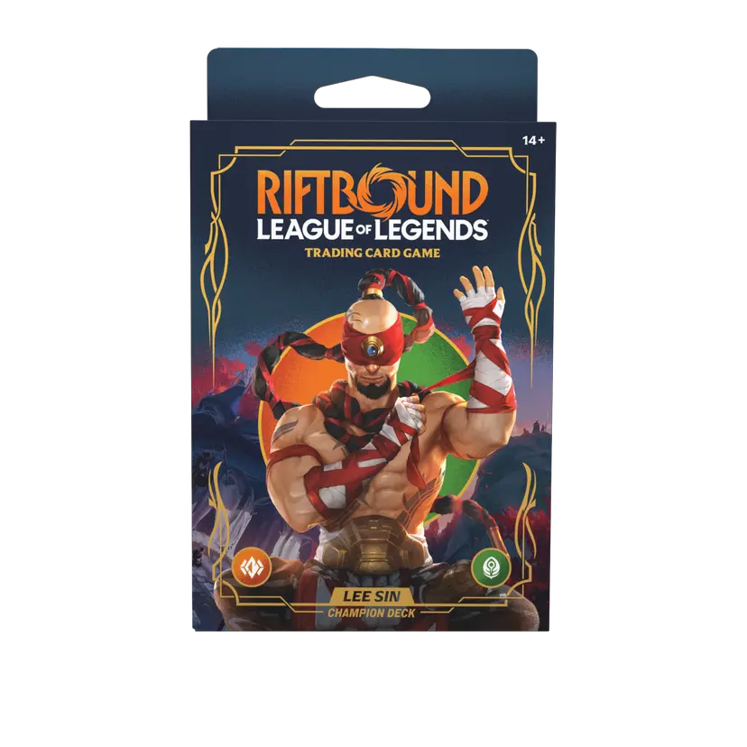 riftbound origins cards Riftbound League of Legends TCG: Origins Champion Deck: Lee Sin