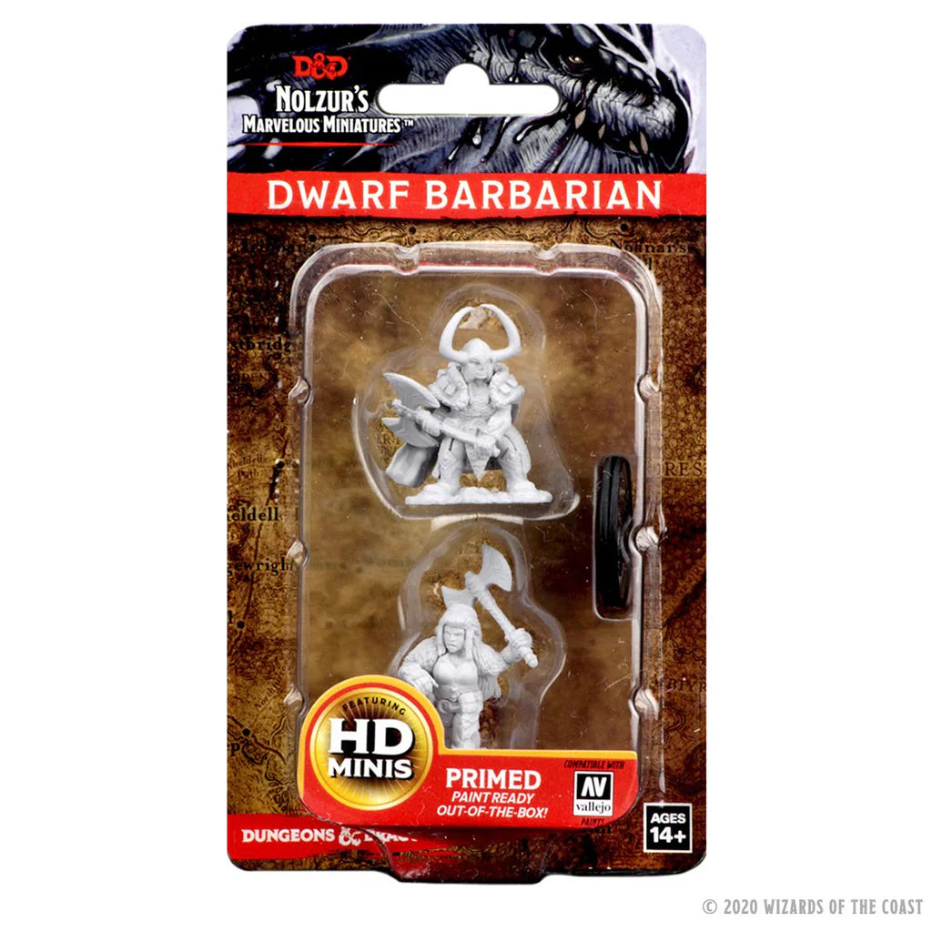 WizKids: D&D Nolzur's Marvelous Miniatures: Wave 04: Dwarf Female Barbarian