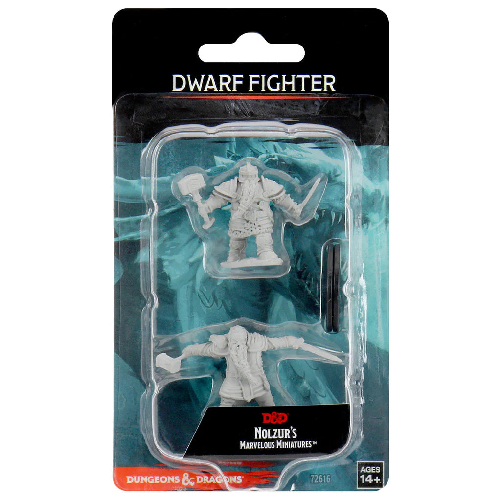 WizKids: Nolzur's Marvelous Miniatures: Wave 01: Dwarf Male Fighter