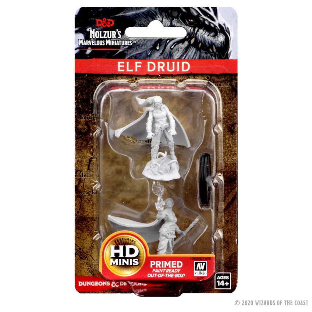 WizKids: D&D Nolzur's Marvelous Miniatures: Wave 04: Elf Female Druid