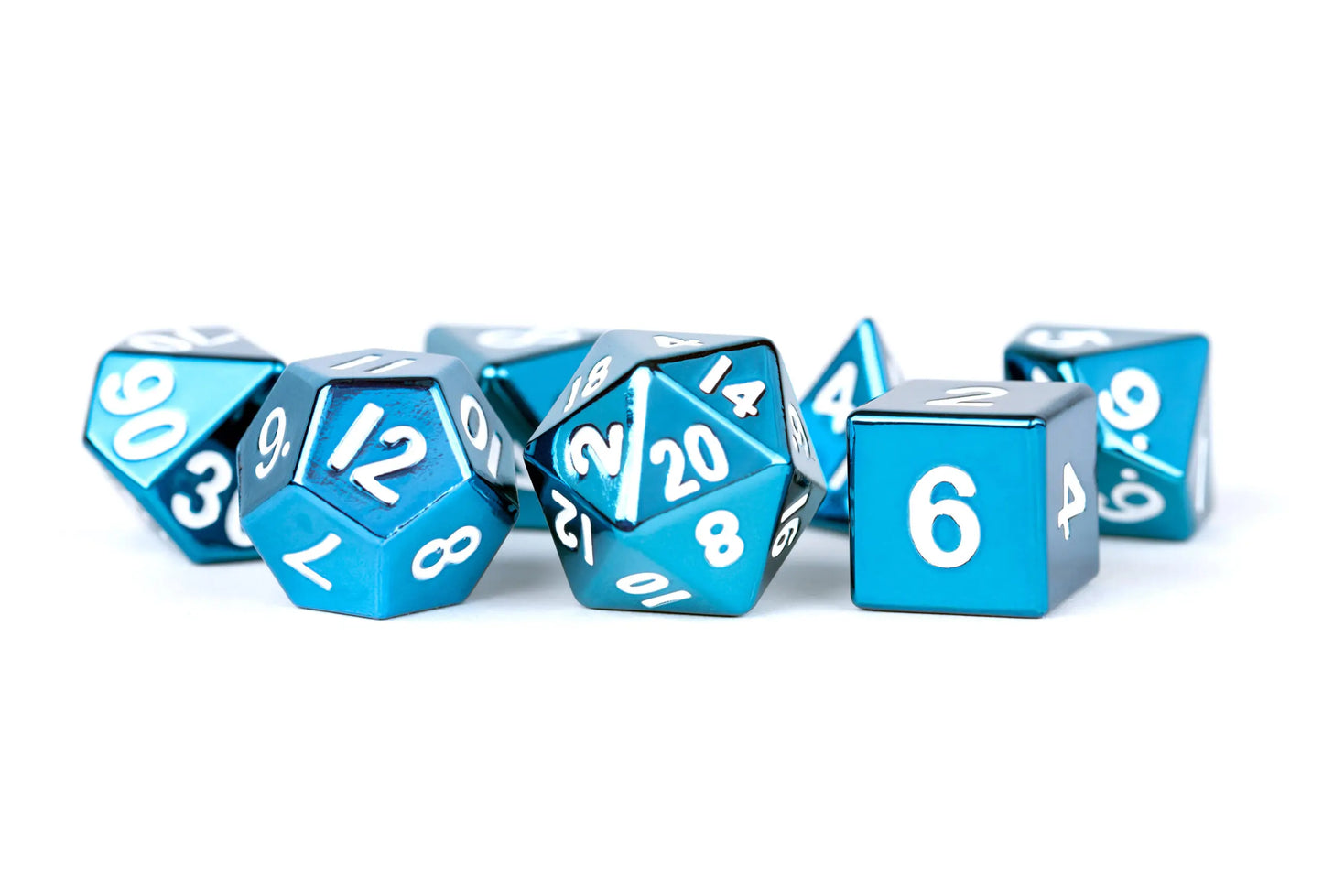 Metallic Dice Games: 7pc Dice Set: Metal: