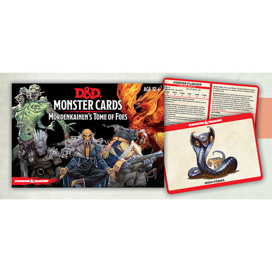 Dungeons & Dragons: 5E: Monster Cards: Mordenkainen's Tome of Foes
